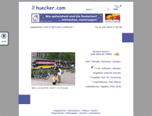 Tablet Screenshot of huecker.com